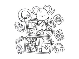 Desenho de Cozy Friends Desenho Colorir Imprimir 100