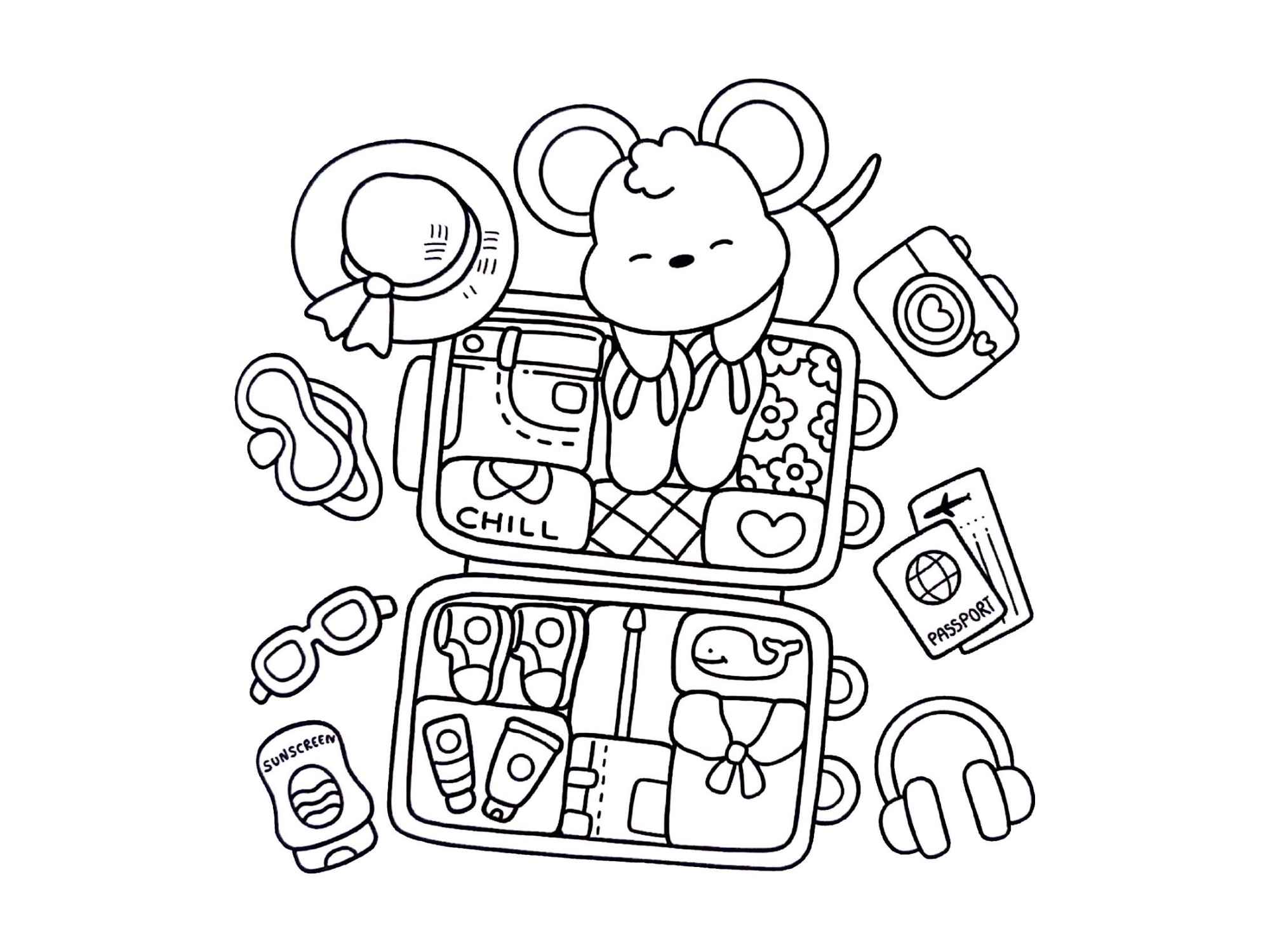 Desenho de Cozy Friends Desenho Colorir Imprimir 100