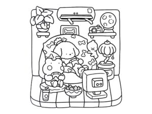 Desenho de Cozy Friends Desenho Colorir Imprimir 103