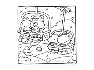 Desenho de Cozy Friends Desenho Colorir Imprimir 105