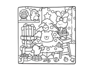 Desenho de Cozy Friends Desenho Colorir Imprimir 106