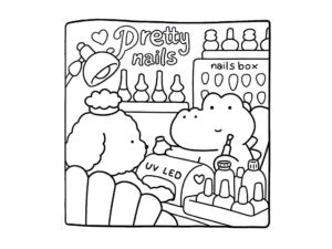 Desenho de Cozy Friends Desenho Colorir Imprimir 107