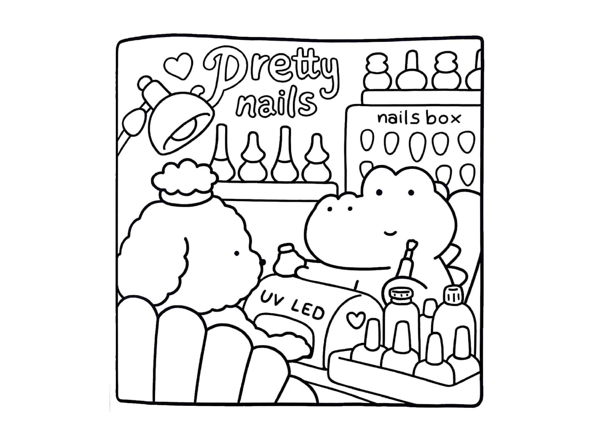 Desenho de Cozy Friends Desenho Colorir Imprimir 107