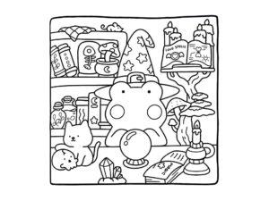 Desenho de Cozy Friends Desenho Colorir Imprimir 108