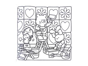 Desenho de Cozy Friends Desenho Colorir Imprimir 110