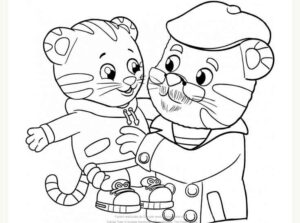 Desenho de Daniel Tigre Desenho Colorir Imprimir 04