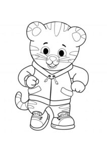 Desenho de Daniel Tigre Desenho Colorir Imprimir 10