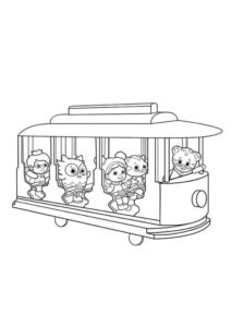 Desenho de Daniel Tigre Desenho Colorir Imprimir 12