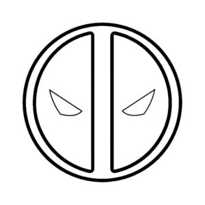 Desenho de Deadpool Desenho Colorir Imprimir 039