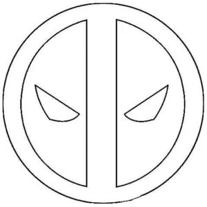 Desenho de Deadpool Desenho Colorir Imprimir 067