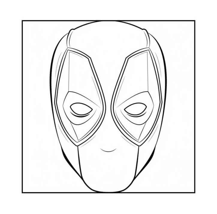 Desenho de Deadpool Desenho Colorir Imprimir 104