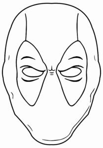 Desenho de Deadpool Desenho Colorir Imprimir 131