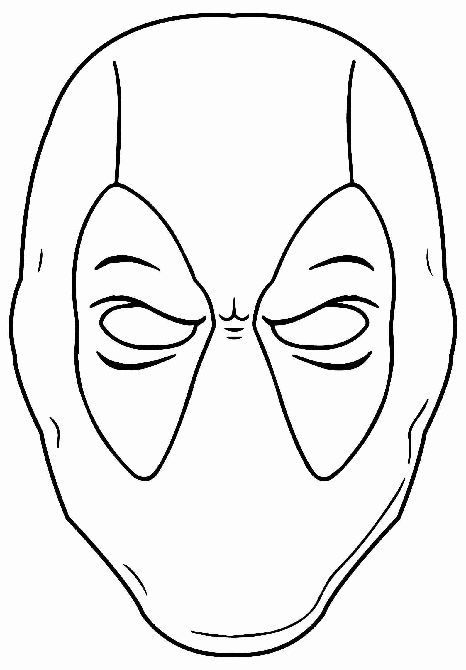 Desenho de Deadpool Desenho Colorir Imprimir 131