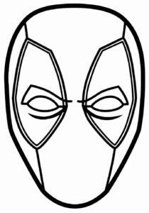 Desenho de Deadpool Desenho Colorir Imprimir 133