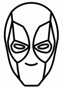 Desenho de Deadpool Desenho Colorir Imprimir 134