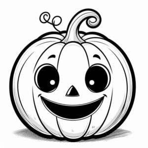Desenho de Desenho Abobora Halloween 1