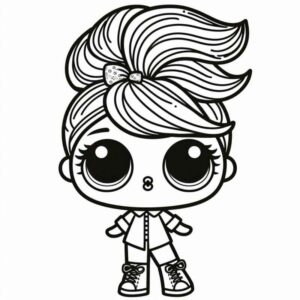 Desenho de Desenho Boneca Lol Estilizada