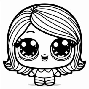 Desenho de Desenho Boneca Lol Estilizado