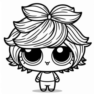 Desenho de Desenho Boneca Lol Grande