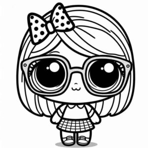 Desenho de Desenho Boneca Lol Para Colorir