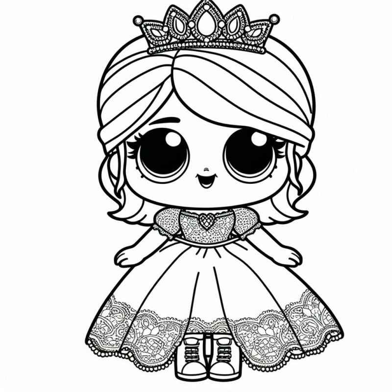 Desenho de Desenho Boneca Lol Surprise 1
