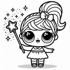 Desenho de Desenho Boneca Lol Surprise 3
