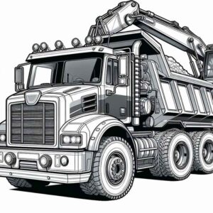 Desenho de Desenho Caminhao Reboque Robusto