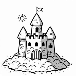 Desenho de Desenho Castelo Simples
