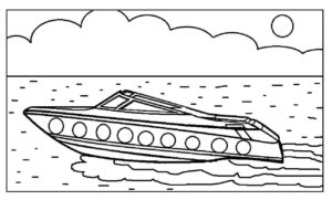 Desenho de Desenho De Barco Para Colorir 9