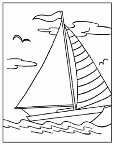 Desenho de Desenho De Barco Para Pintar 6