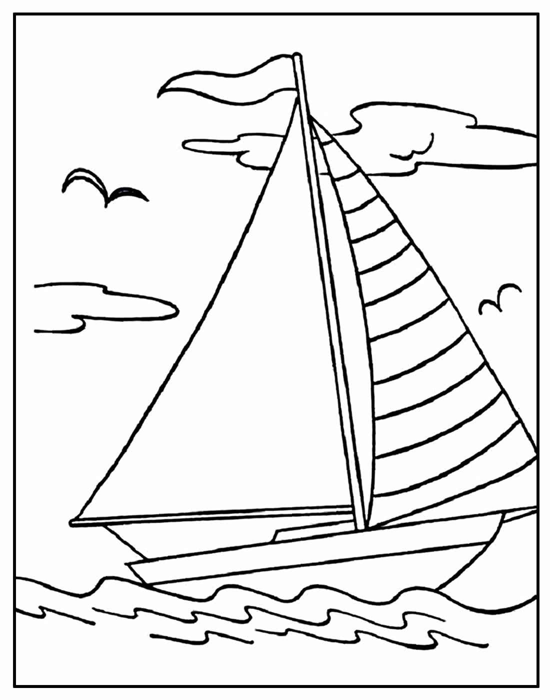 Desenho de Desenho De Barco Para Pintar 6
