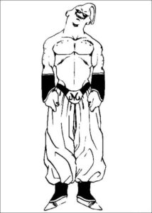 Desenho de Desenho Dragon Ball Z Imprimir Boo Alto