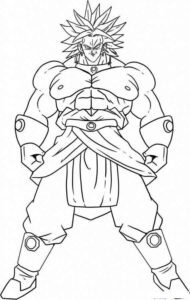 Desenho de Desenho Dragon Ball Z Imprimir Brolly