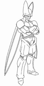 Desenho de Desenho Dragon Ball Z Imprimir Cell