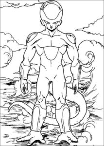Desenho de Desenho Dragon Ball Z Imprimir Freeza Ultima Forma