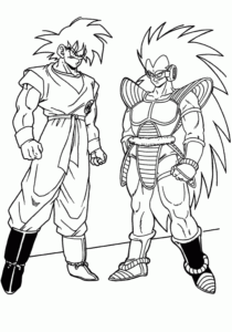 Desenho de Desenho Dragon Ball Z Imprimir Raditz