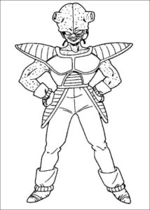 Desenho de Desenho Dragon Ball Z Imprimir Tropa Freeza