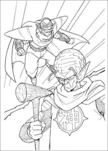 Desenho de Desenho Dragon Ball Z Para Colorir Piccolo Kaio Sama 2