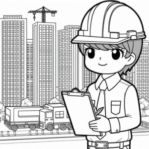Desenho de Desenho Engenheiro Civil Arquiteto