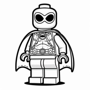 Desenho de Desenho Heroi Lego Mascarado