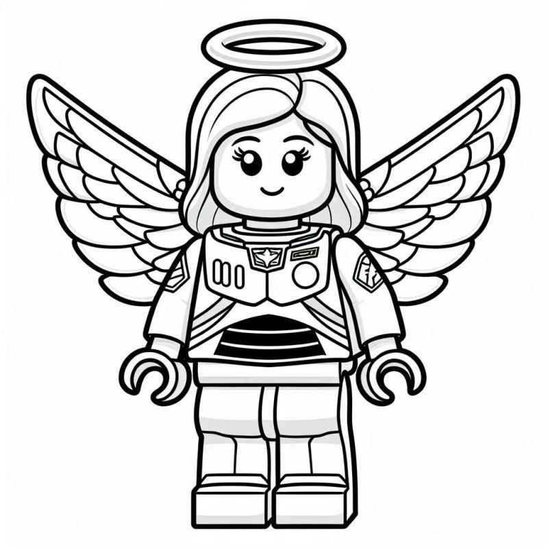 Desenho de Desenho Lego Angelical Colorir