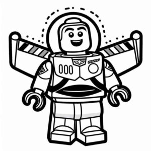Desenho de Desenho Lego Astronauta Futurista