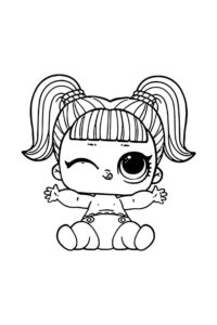 Desenho de Desenho Lol Surprise Bebe Adoravel 1 Para Colorir