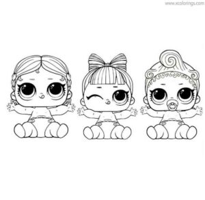 Desenho de Desenho Lol Surprise Bebes Para Colorir