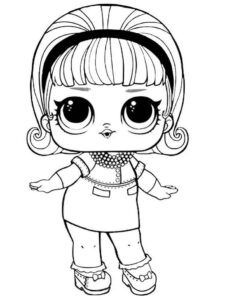 Desenho de Desenho Lol Surprise Para Colorir Arco