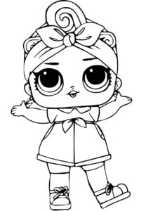 Desenho de Desenho Lol Surprise Para Colorir Can Do Baby A4