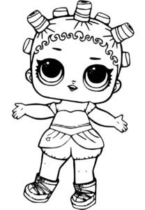 Desenho de Desenho Lol Surprise Para Colorir Cosmic Queen A4