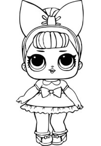 Desenho de Desenho Lol Surprise Para Colorir Fancy Boneco A4