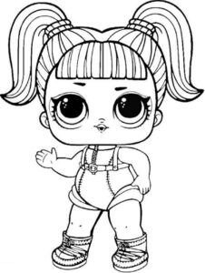 Desenho de Desenho Lol Surprise Para Colorir Glamstronaut A4