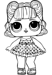 Desenho de Desenho Lol Surprise Para Colorir Jitterbug A4